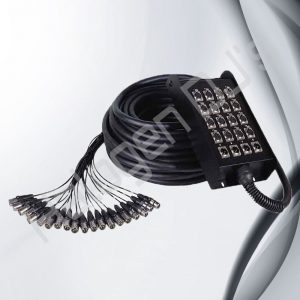 Multicore Cable with Stage Box - 24 Ch 20 Send x 4 Returns 20m Multicore Cable with Stage Box Hire